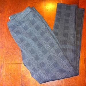 Calvin Klein gray plaid skinny pants